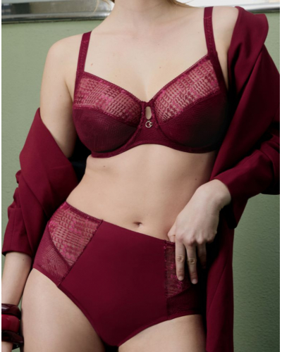 High waisted knickers Chantelle Intrigue (Acidulated Raspberry)