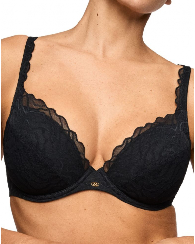 push-up con almohadillas extraíbles Marie Jo Nillo (Negro)