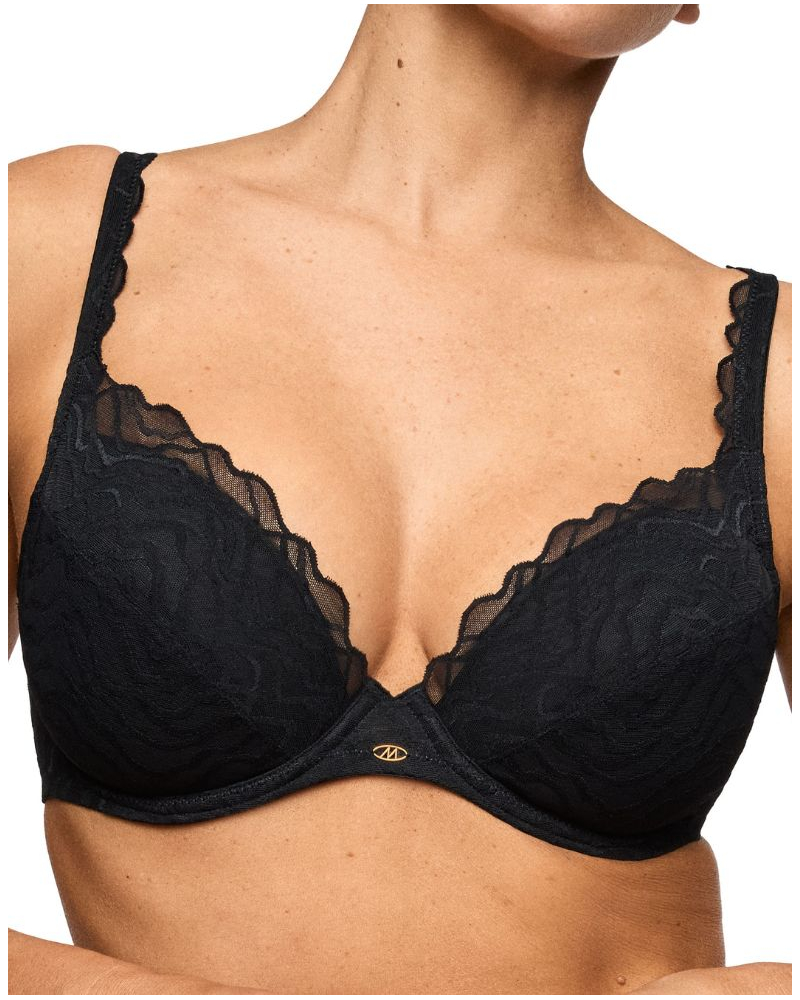 Soutien-gorge push-up coussinets amovibles Marie Jo Nillo (Noir)