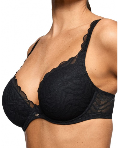 push-up con almohadillas extraíbles Marie Jo Nillo (Negro)