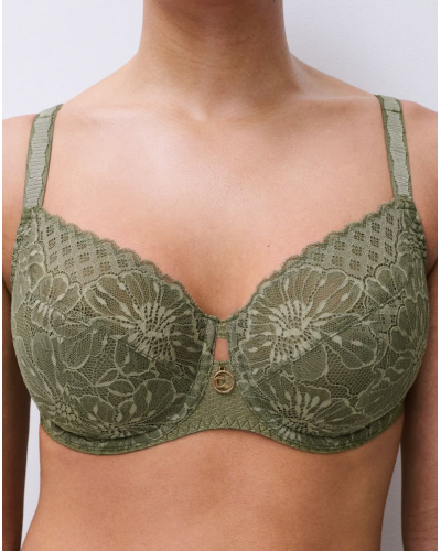 Sujetador con aros Chantelle Sublime (Kaki Army)
