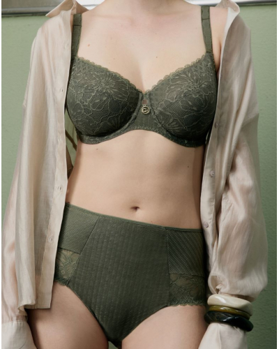 Sujetador con aros Chantelle Sublime (Kaki Army)