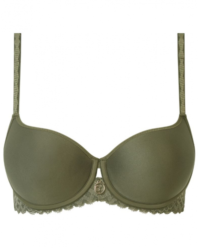 Underwired padded memory bra Chantelle Sublime (Kaki Army)
