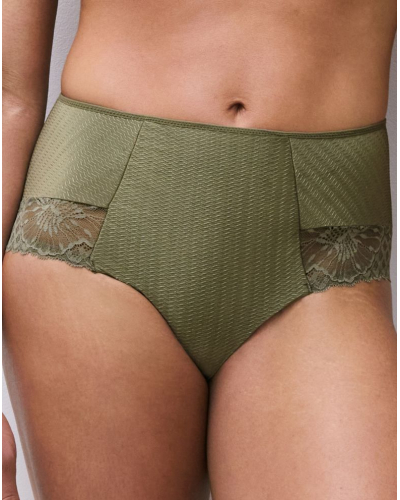 High waist knickers Chantelle Sublime (Kaki Army)