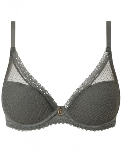 Sujetador preformado plunge Chantelle Romance (Vert Argile)