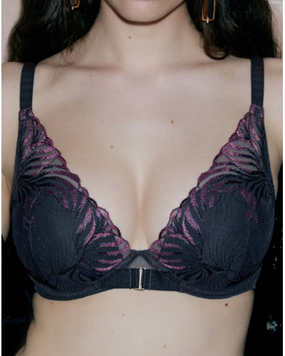 Padded plunge bra Chantelle Legend (Ocean Aurora)