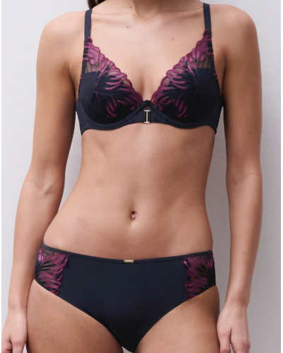 Padded plunge bra Chantelle Legend (Ocean Aurora)