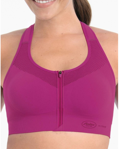 Sujetador de deporte Anita Active EasyMove Zip (Candy Pink)