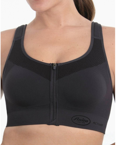 Soutien-gorge de sport Anita Active EasyMove Zip (Carbon Grey)