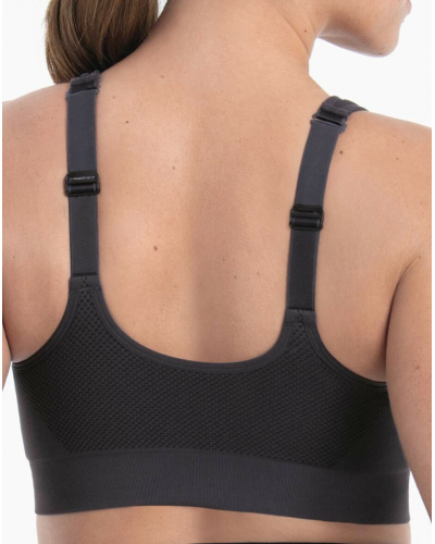Sujetador de deporte Anita Active EasyMove Zip (Carbon Grey)