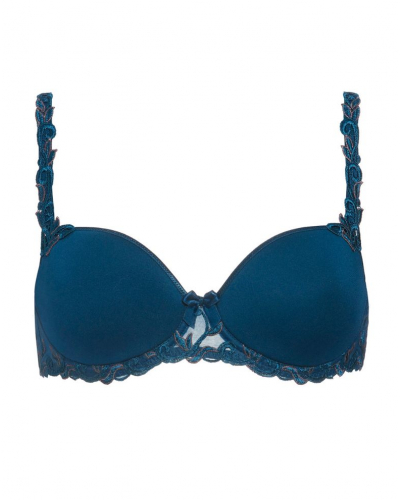 Soutien-gorge spacer décolleté carré Simone Pérèle Andora (Bleu Pétrole)
