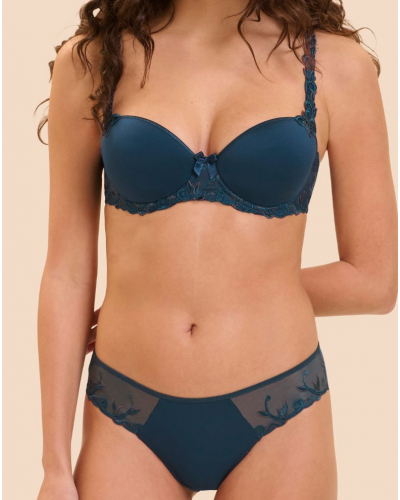 Slip en coton Simone Pérèle Andora (Bleu Pétrole)