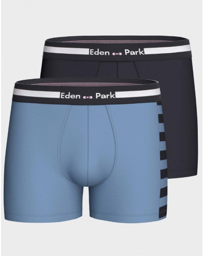Pack of 2 Cotton shorty Eden Park H80 (BL058)