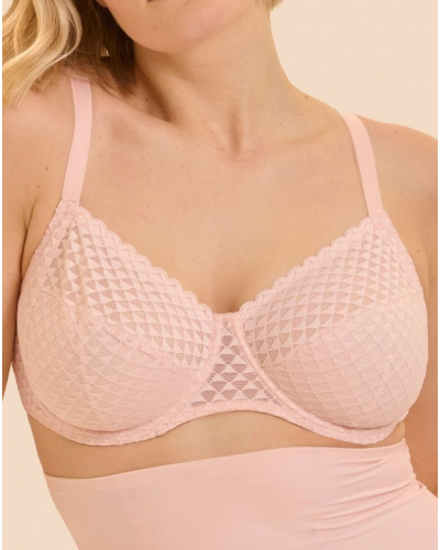Soutien-gorge armatures emboîtant coton Simone Pérèle Subtile (Poudre)