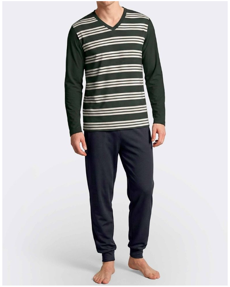 100% Cotton Long Pyjamas Eden Park H95 (GN182)