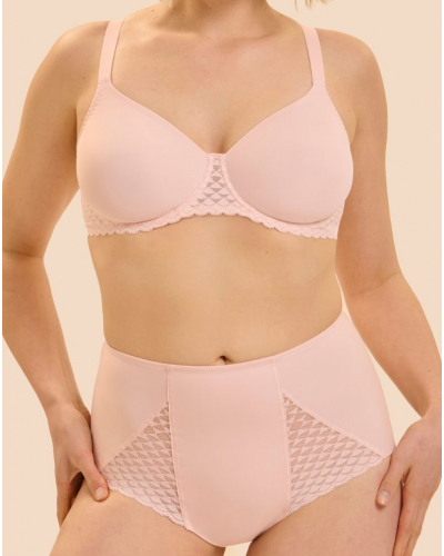 Rigid molded underwired bra Simone Pérèle Subtile (Poudre)
