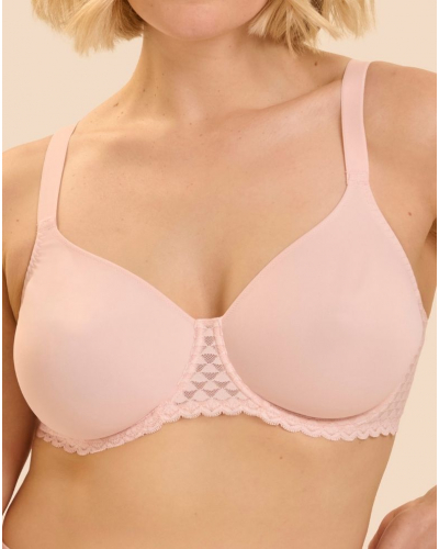Rigid molded underwired bra Simone Pérèle Subtile (Poudre)