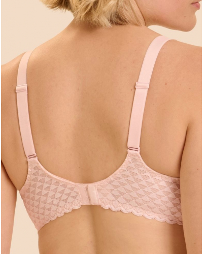Rigid molded underwired bra Simone Pérèle Subtile (Poudre)