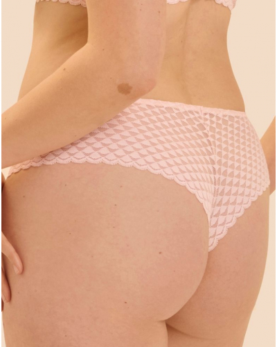 High-cut shorty Simone Pérèle Subtile (Poudre)