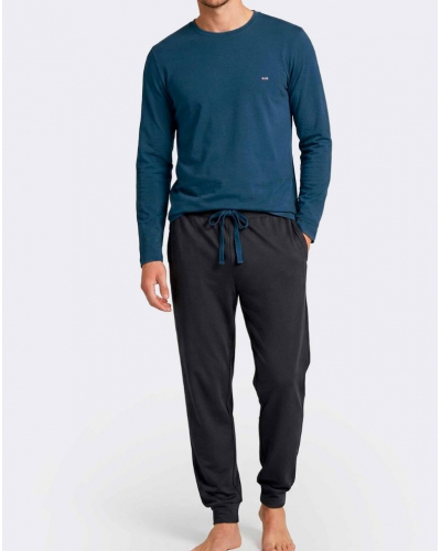 100% Cotton Long Pyjamas Eden Park I04 (BL010)