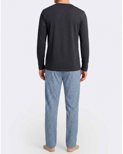 Pyjama long 100% Coton Eden Park I05 (BL191)