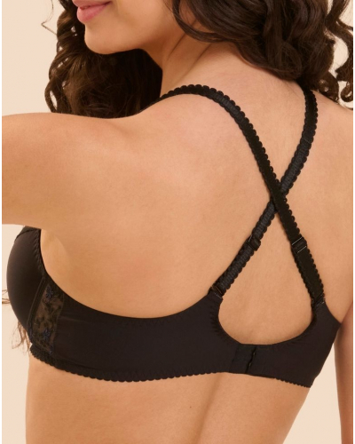 Classic underwired bra Simone Pérèle Instant (Noir & Bleu)