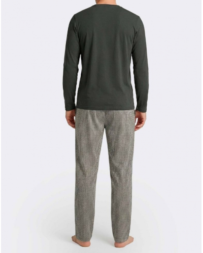 100% Cotton Long Pyjamas Eden Park I05 (GY076)