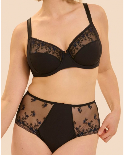 Soutien-gorge emboîtant Simone Pérèle Instant (Noir & Bleu)