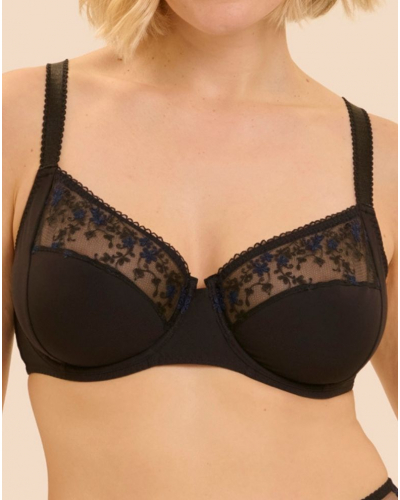 Soutien-gorge emboîtant Simone Pérèle Instant (Noir & Bleu)
