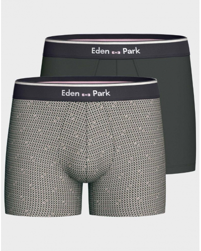 Lot de 2 shortys en Coton Eden Park I05 (GY076)