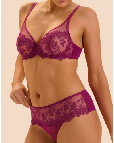 Soutien-gorge armatures plunge Simone Pérèle Passion (Rose Désir)