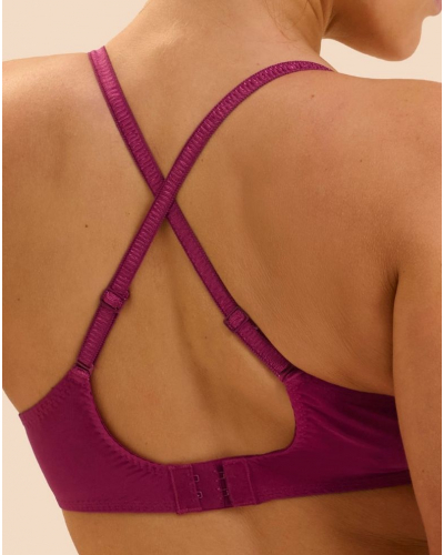 Underwired plunge bra Simone Pérèle Passion (Rose Désir)