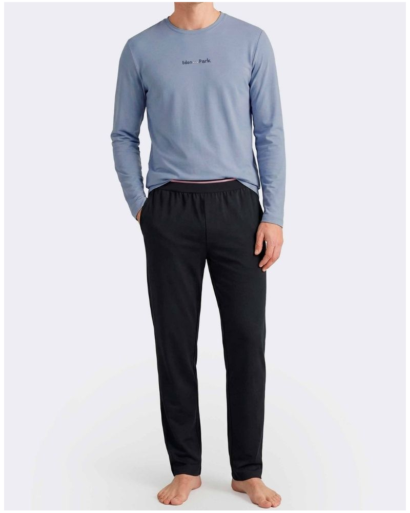 Pijama Largo 100% Algodón Eden Park I07 (BL058)