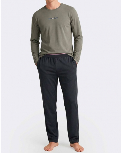 Pyjama long 100% Coton Eden Park I07 (GN004)