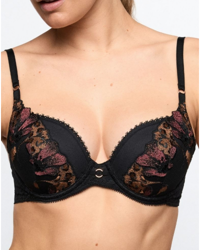 Heart-Shaped Padded Bra Marie Jo Juliane (Black)