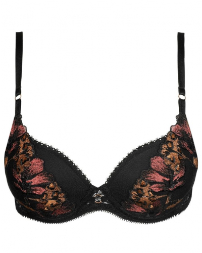 Sujetador Acolchado en Forma de Corazón Marie Jo Juliane (Negro)