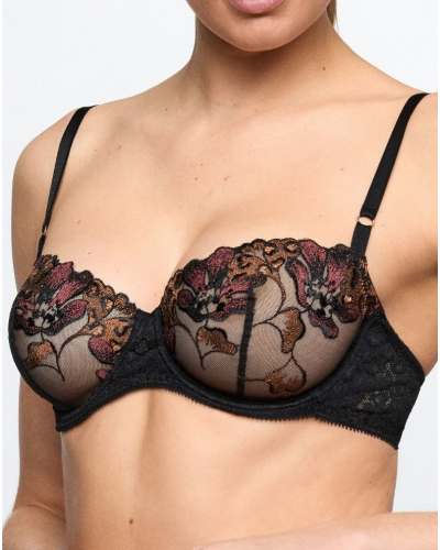 Balcony Bra with Vertical Seams Marie Jo Juliane (Black)