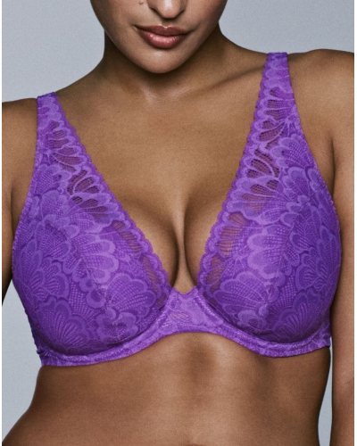 Sujetador plunge demi con relleno Prima Donna Twist Mocuto (Italian Acai)