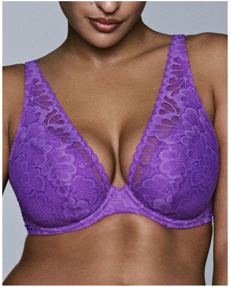 Plunge demi padded bra Prima Donna Twist Mocuto (Italian Acai)