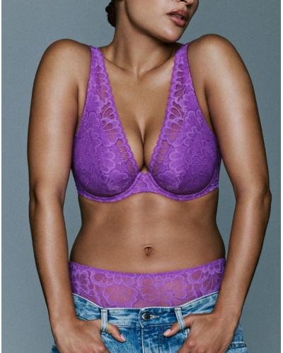 Plunge demi padded bra Prima Donna Twist Mocuto (Italian Acai)