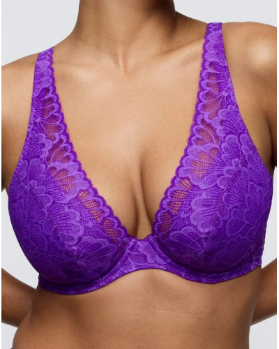 Plunge demi padded bra Prima Donna Twist Mocuto (Italian Acai)