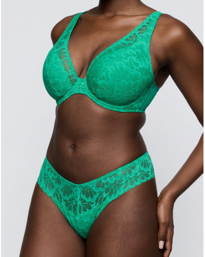 Sujetador plunge demi con relleno Prima Donna Twist Mocuto (Vivid Green)