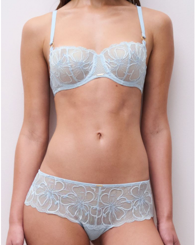 Demi balcony bra Chantelle Fleurs (Icy Flower)