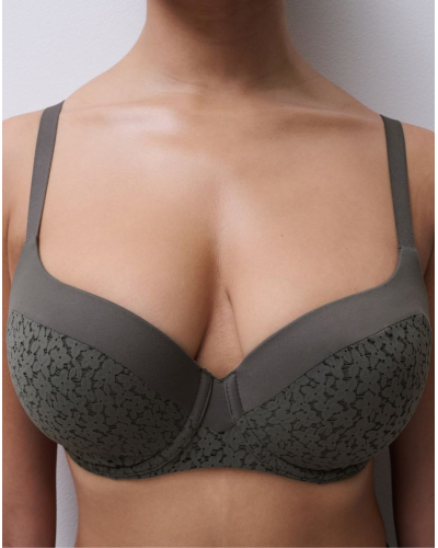 Sujetador con copas envolventes Chantelle EasyFeel Norah (Vert Argile)