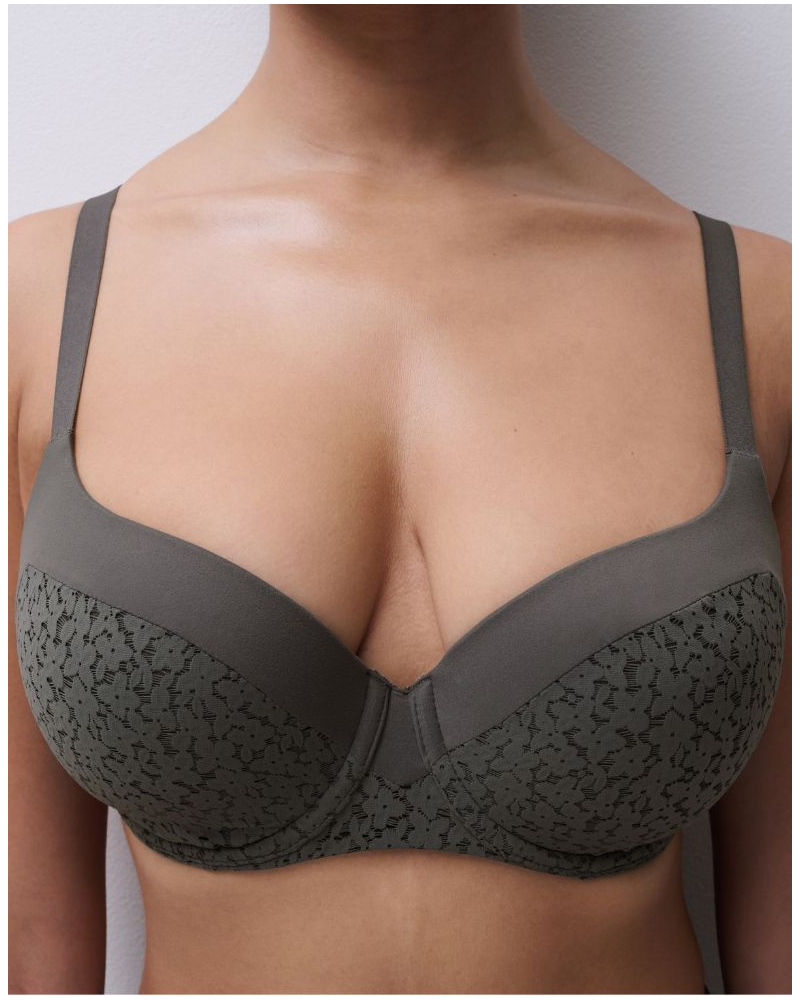 Sujetador con copas envolventes Chantelle EasyFeel Norah (Vert Argile)