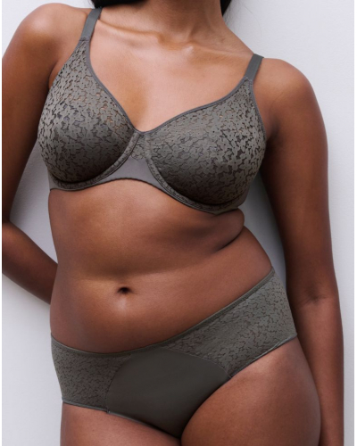 Underwired molded bra Chantelle EasyFeel Norah (Vert Argile)