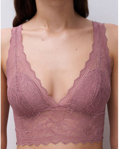 Soutien-gorge sans armature coque Chantelle Floral Touch (Rose des Bois)