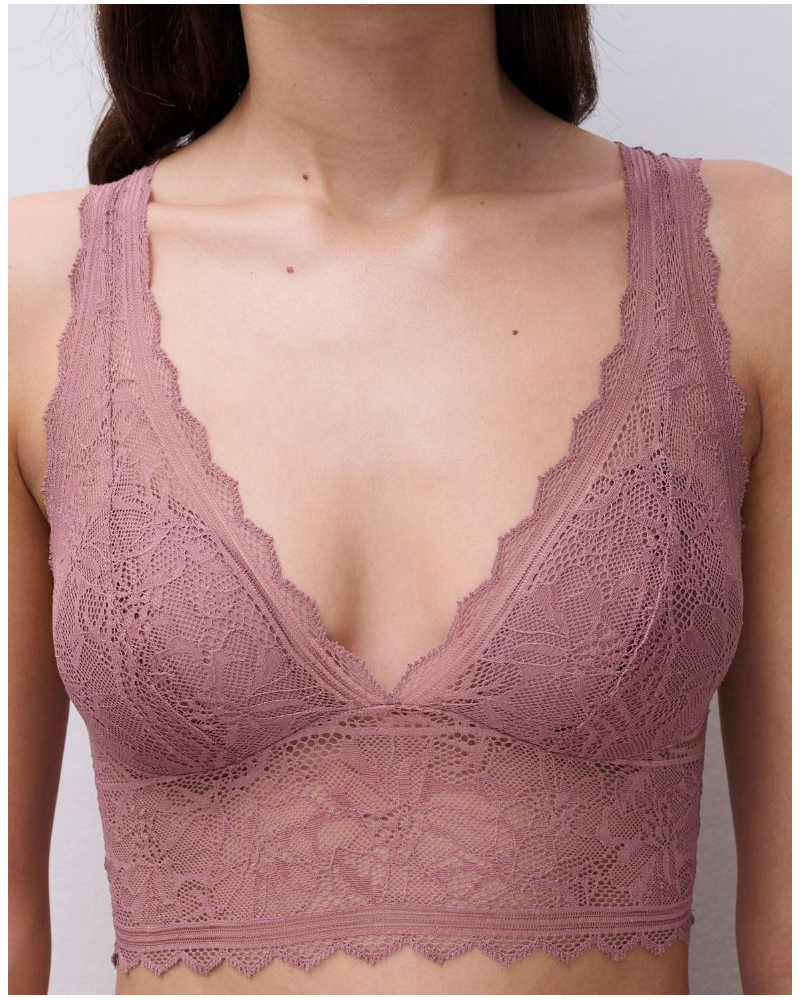 Soutien-gorge sans armature coque Chantelle Floral Touch (Rose des Bois)