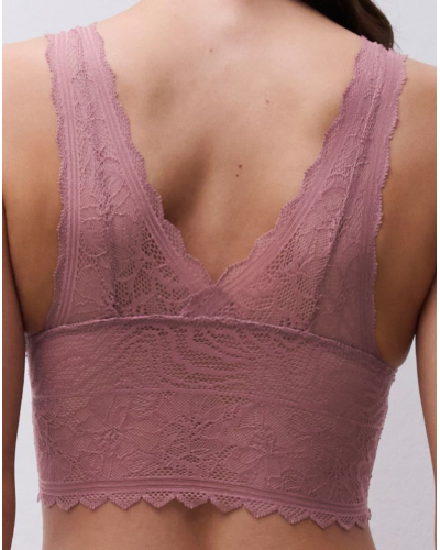 Sujetador perdormado sin aros Chantelle Floral Touch (Rose des Bois)