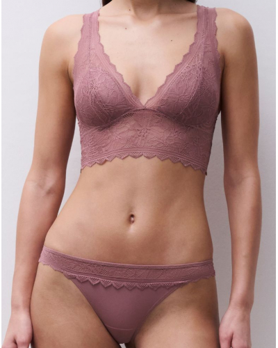 Soutien-gorge sans armature coque Chantelle Floral Touch (Rose des Bois)